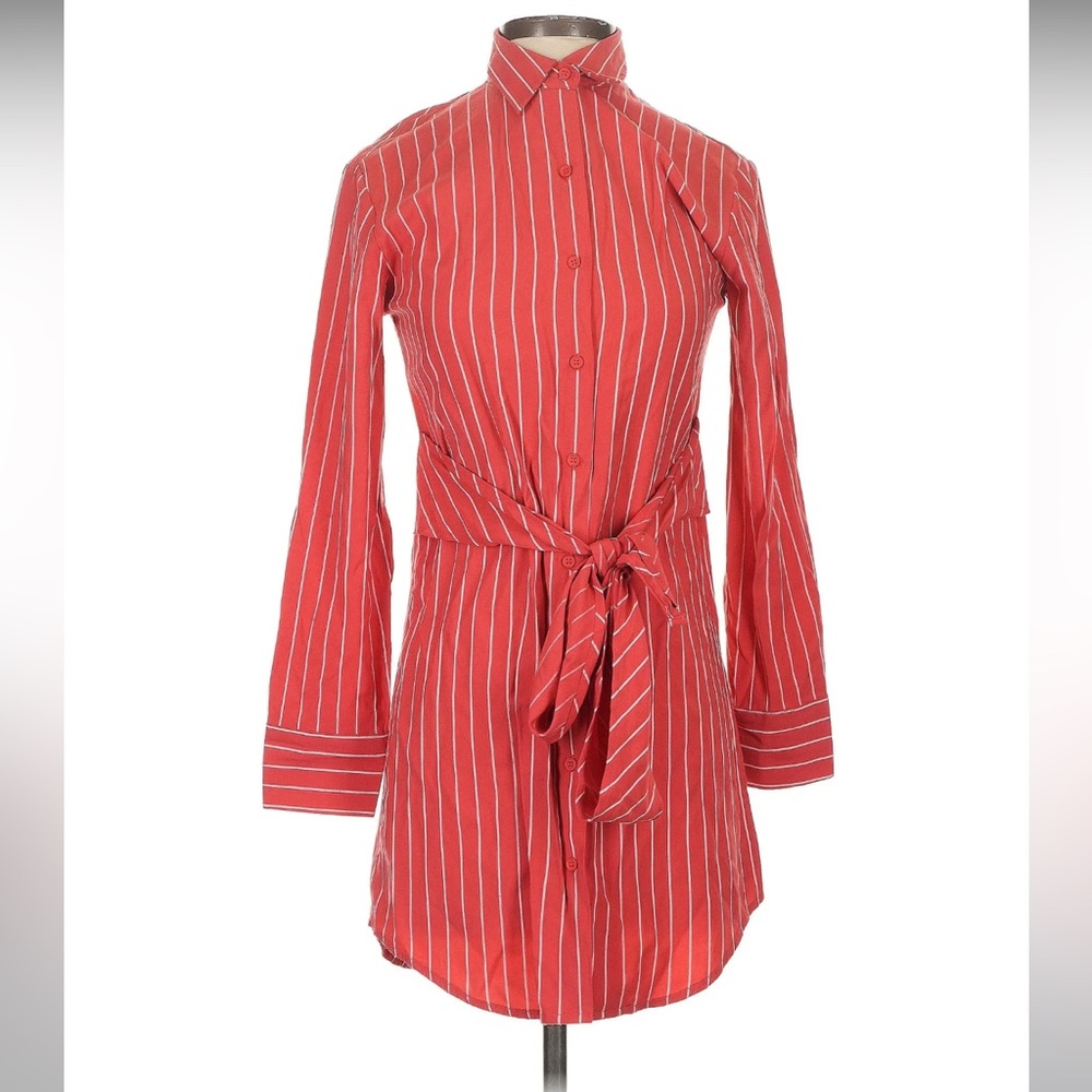 Red Striped Women's Top